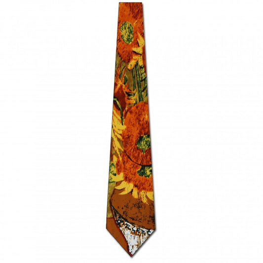 Vincent Van Gogh Sunflowers Art Necktie