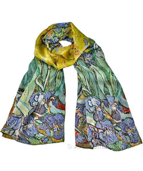 Van Gogh Irises Scarf