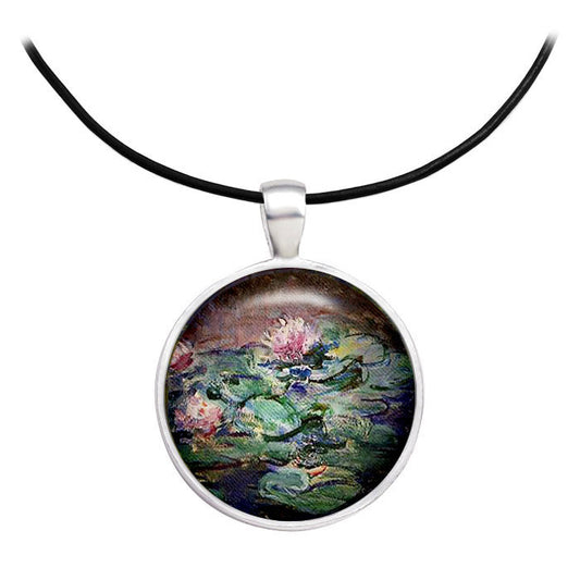 Monet 1908 Water Lilies Necklace