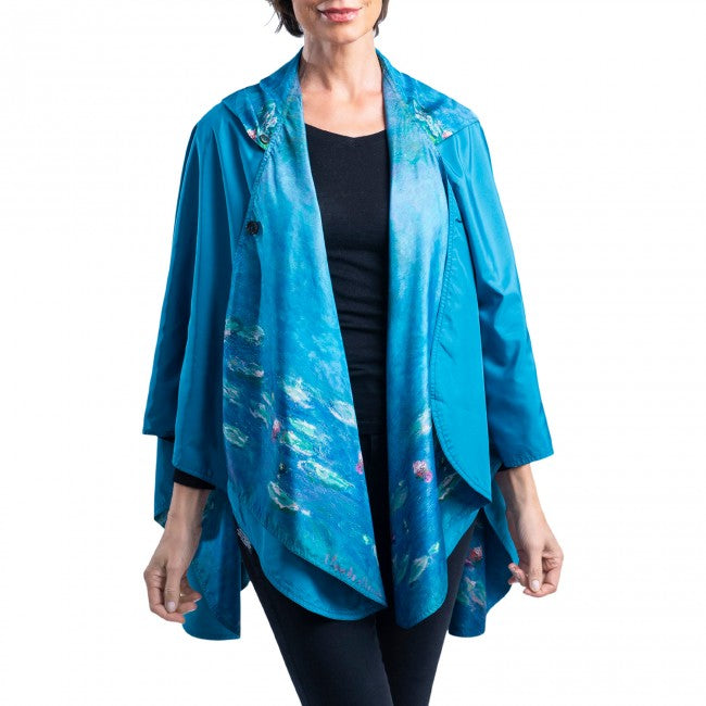 See our artful rain capes with art by master artists.