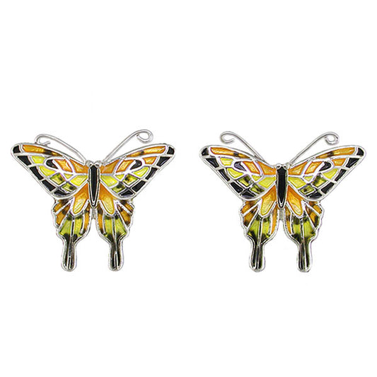 Tiger Swallowtail Butterfly Post Earrings