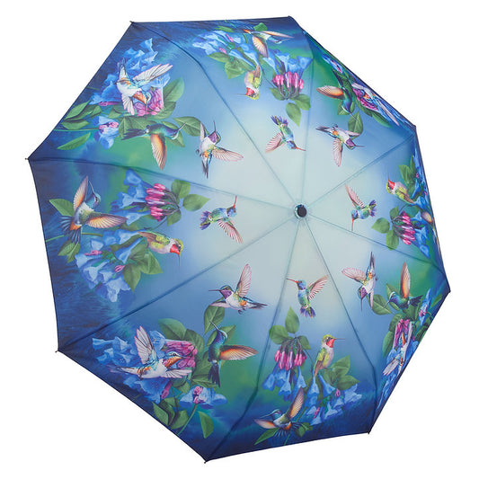 Hummingbird Folding Art Umbrella