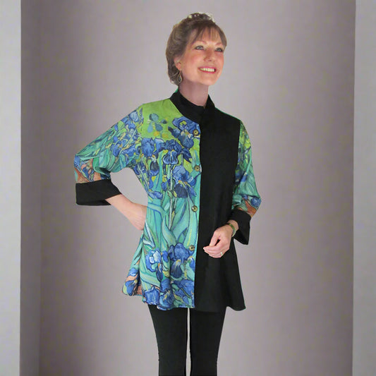 Van Gogh Irises Swing Top