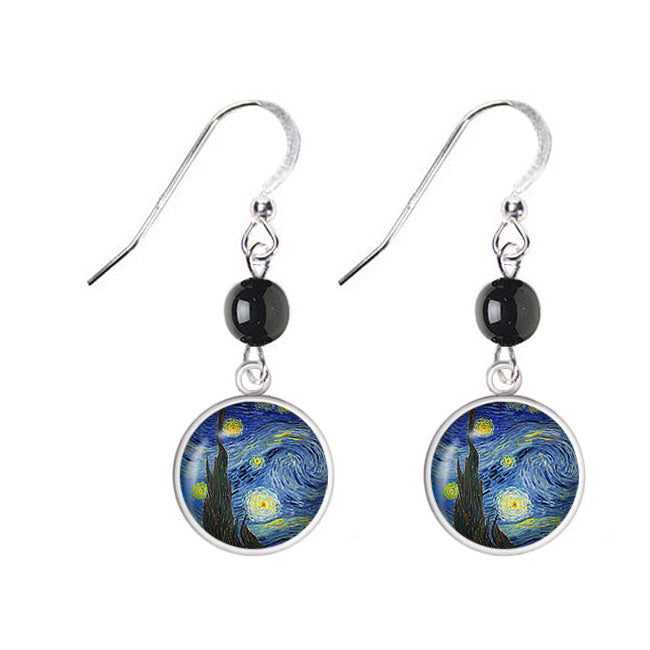 Van Gogh Starry Night Earrings