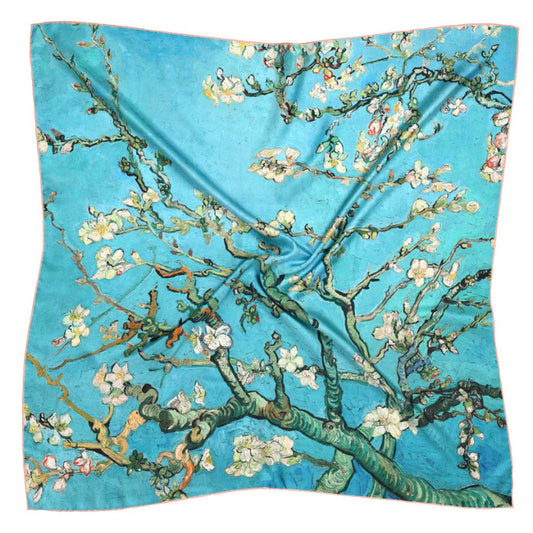 Van Gogh Almond Blossoms Square Art Scarf