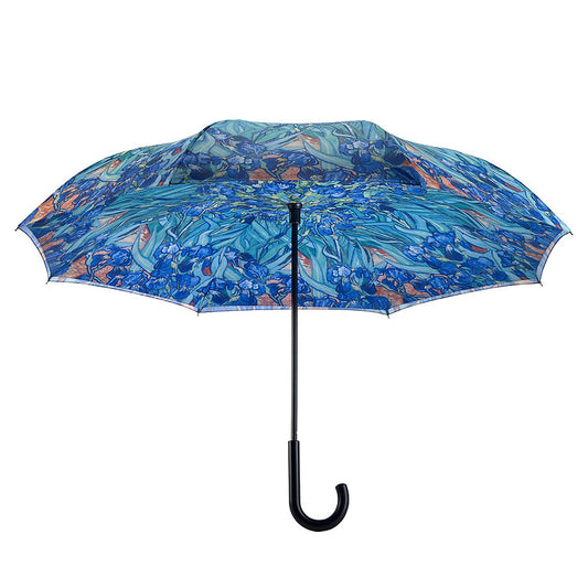 Van Gogh Irises Premium Art Umbrella