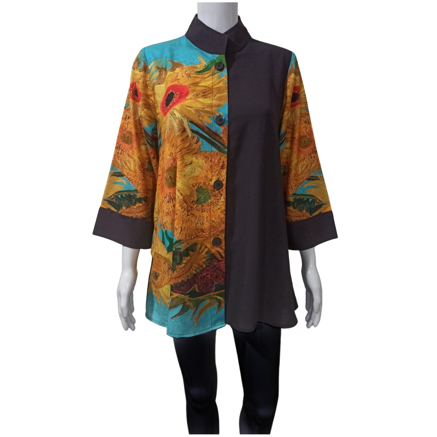 Van Gogh Sunflowers Swing Top