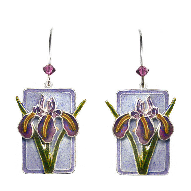 Iris Art Earrings