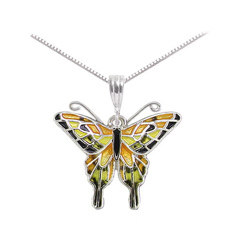 Tiger Swallowtail Butterfly Necklace