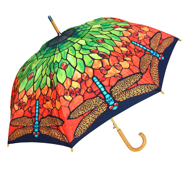 Tiffany Dragonfly Art Umbrella