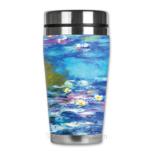 Monet Waterlilies Travel Mug
