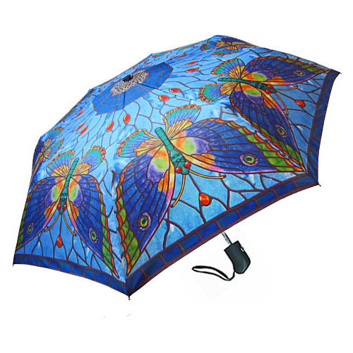Tiffany Butterfly Folding Umbrella