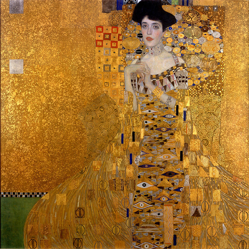 Klimt Woman in Gold Art Swing Top