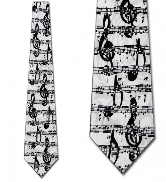 Music Notes Necktie