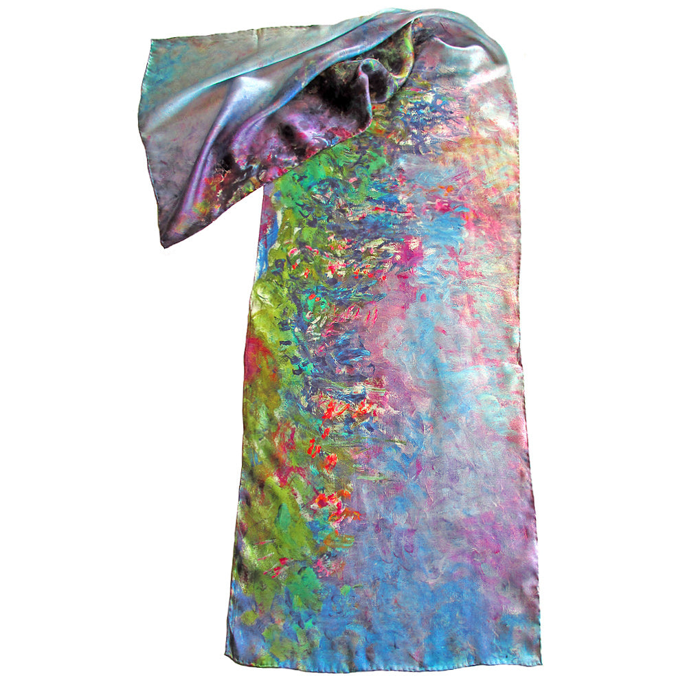 Full View of Abstract Art Scarf