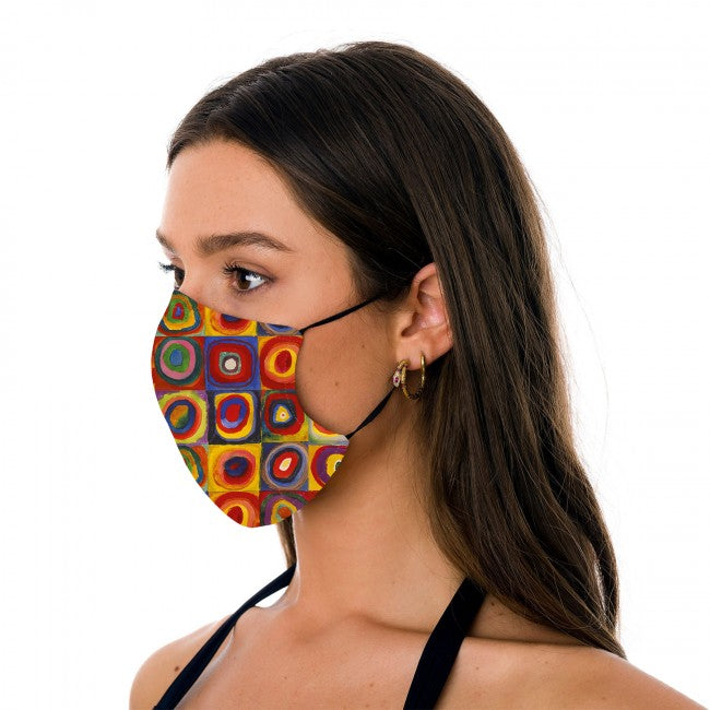 Kandinsky Color Study Facemask on Model