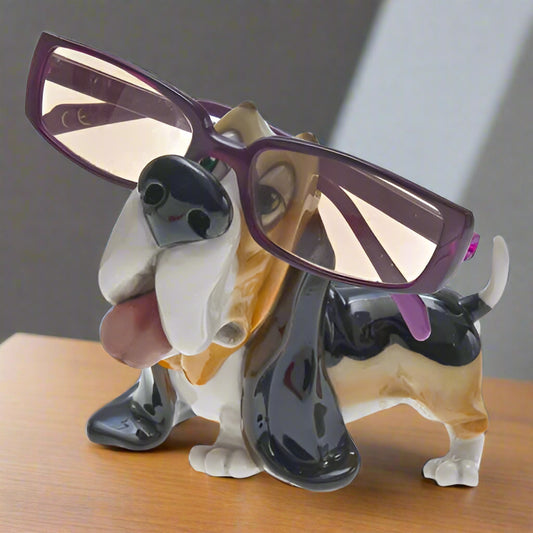 Basset Eyeglass Holder