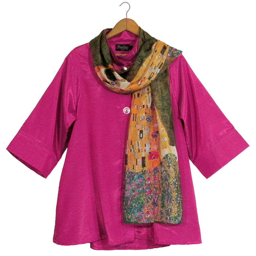 Berry Swing Top with The Kiss Scarf - Sold Separately