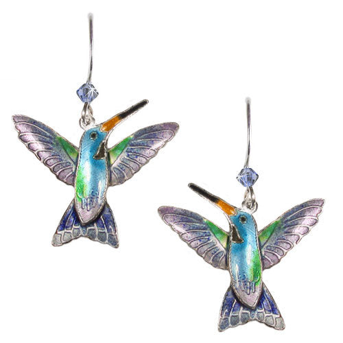 Broad Billed Hummingbird Earrings