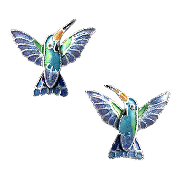 Broad Billed Hummingbird Post Earrings
