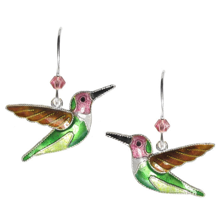 Matching Hummingbird Earrings - Sold Separately