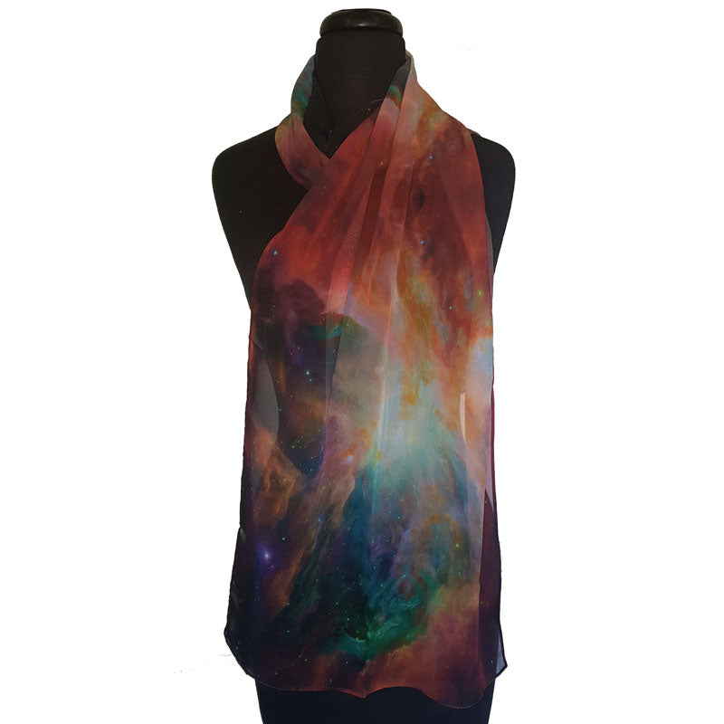 Hubble Chiffon Scarf on Mannequin 