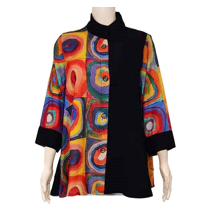Kandinsky Color Study Swing Top by Breeke