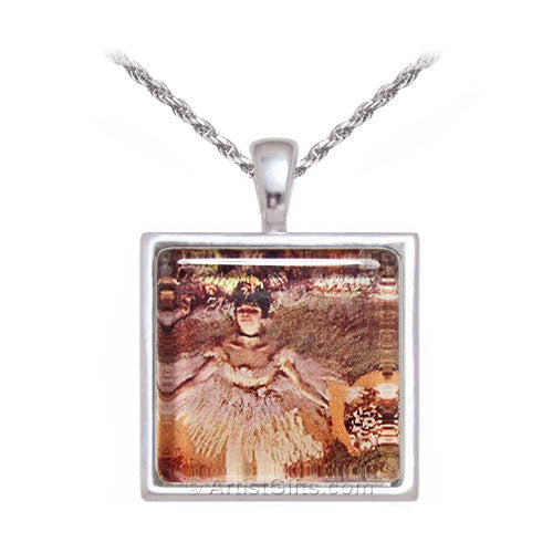 Degas Ballet Dancer Necklace