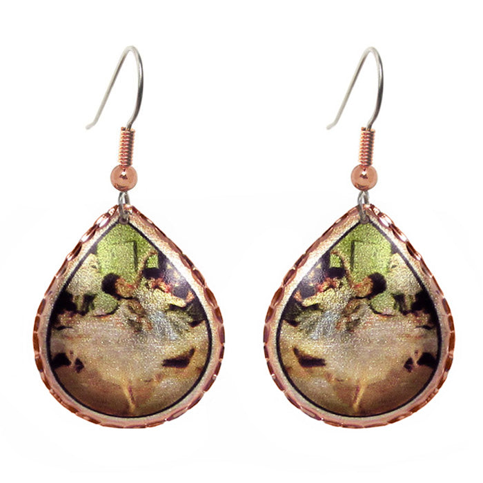 Degas The Dance Class Art Earrings