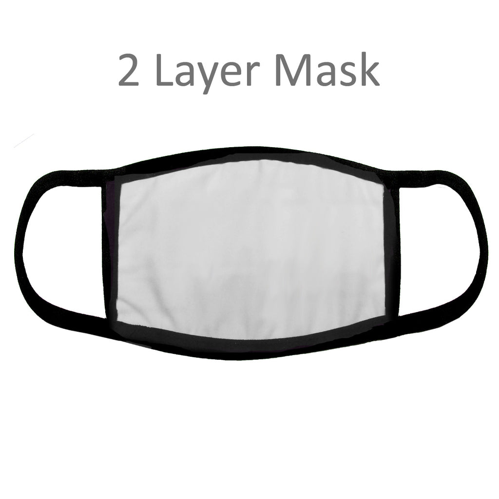 Double layer Art Facemask - Backside view