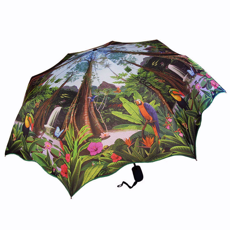 Tropical Rainforest Umbrella - Alternate View