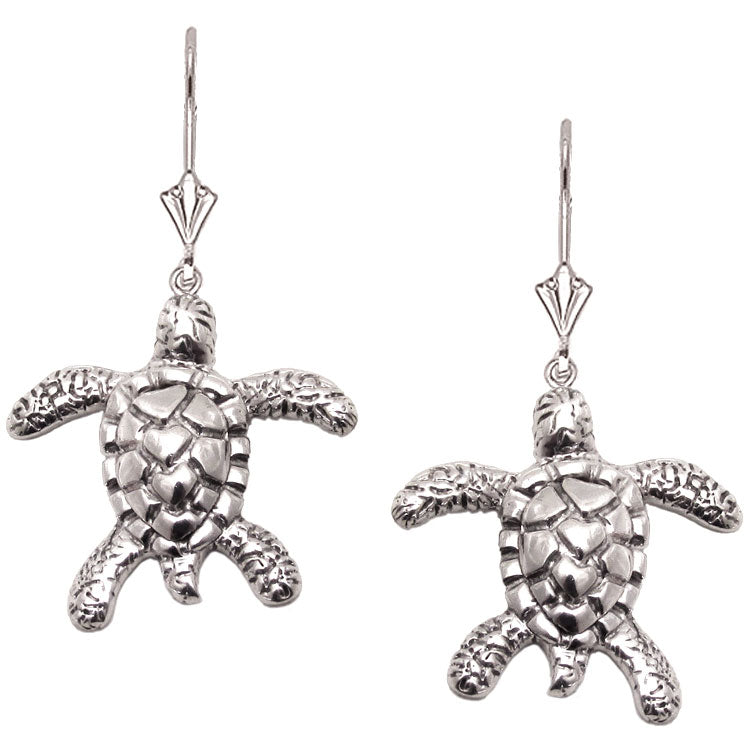 Green Sea Turtle Earrings