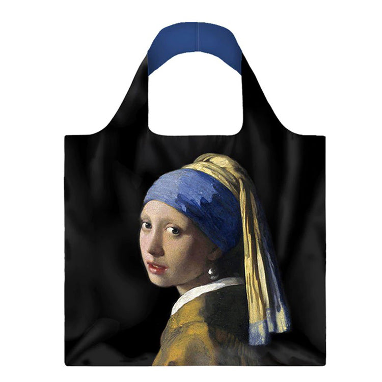 Girl with Pearl Earring Reusable Shopping Bag