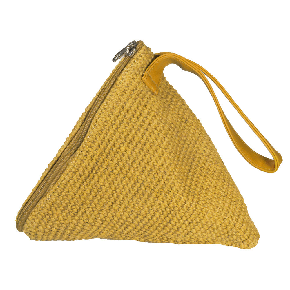 Gold Samosa Handbag by Breeke