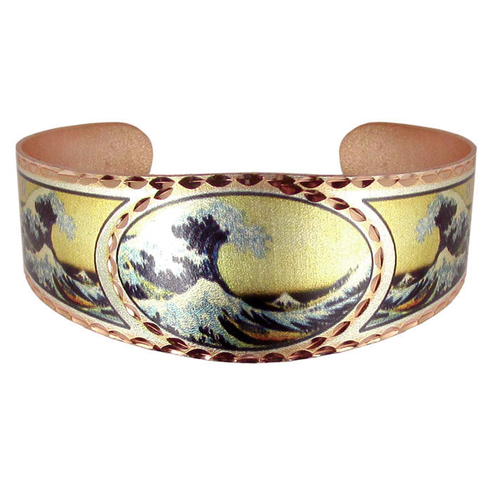Hokusai The Great Wave Focal Bracelet
