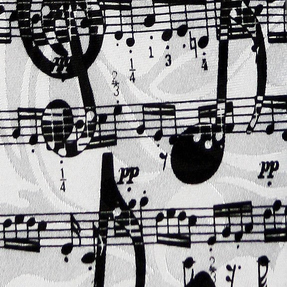 Music Notes Necktie