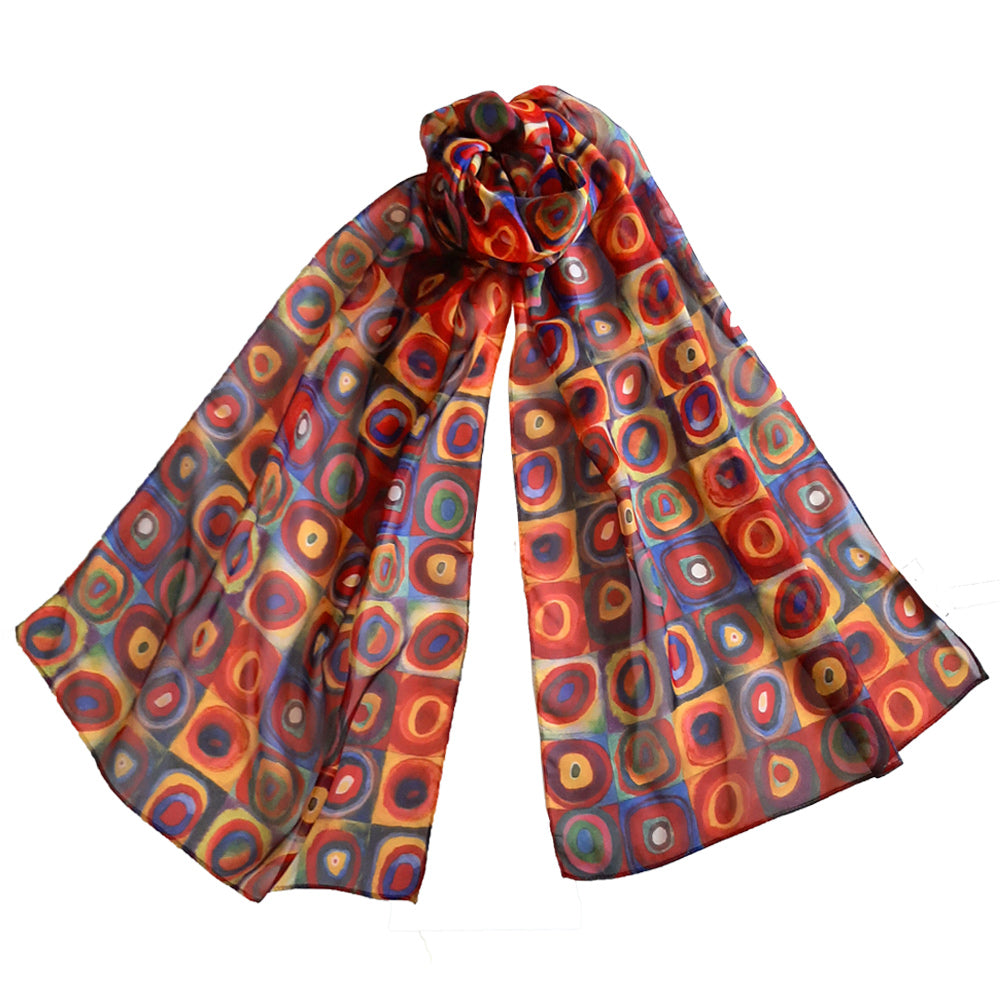 Kandinsky Color Study Art Scarf