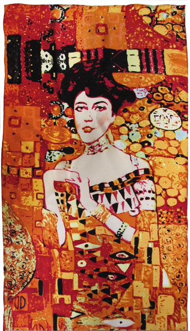 Klimt Adele Silk Scarf Top Half