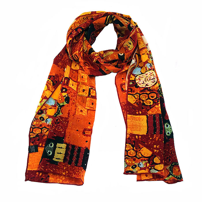 Klimt Portrait of Adele Silk Scarf ll