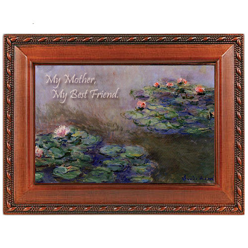Monet 1908 Water Lilies Music Box with Personalization