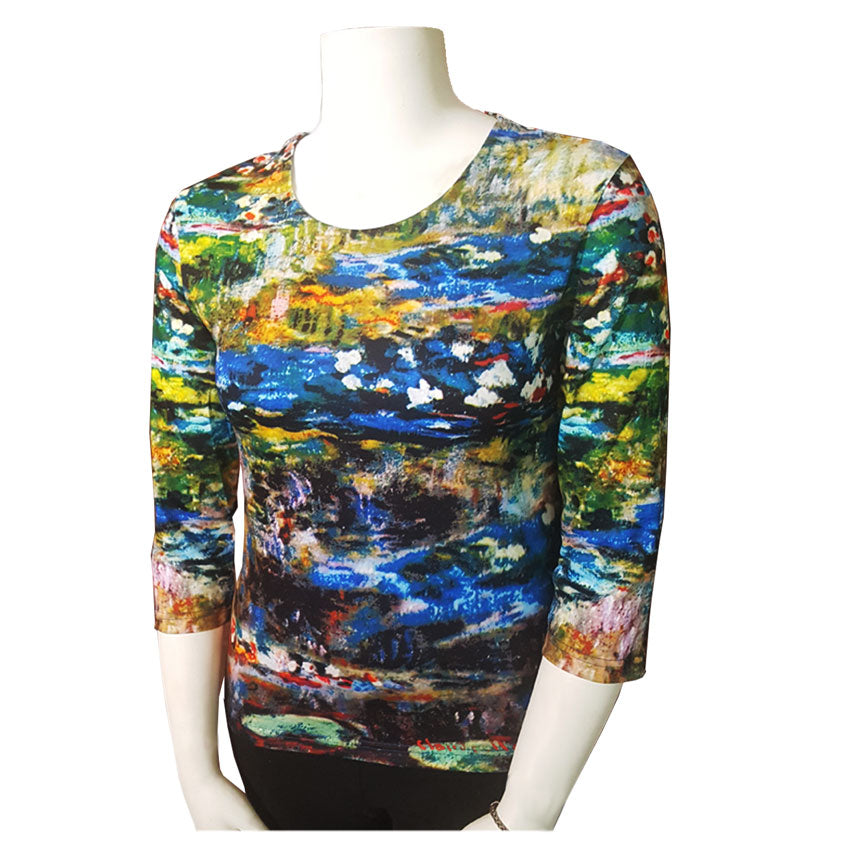 Monet Reflections Art Shirt