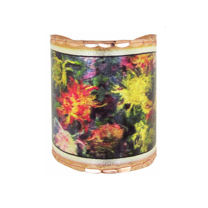 Matching Monet Chrysanthemum Scarf Ring - Sold Separately