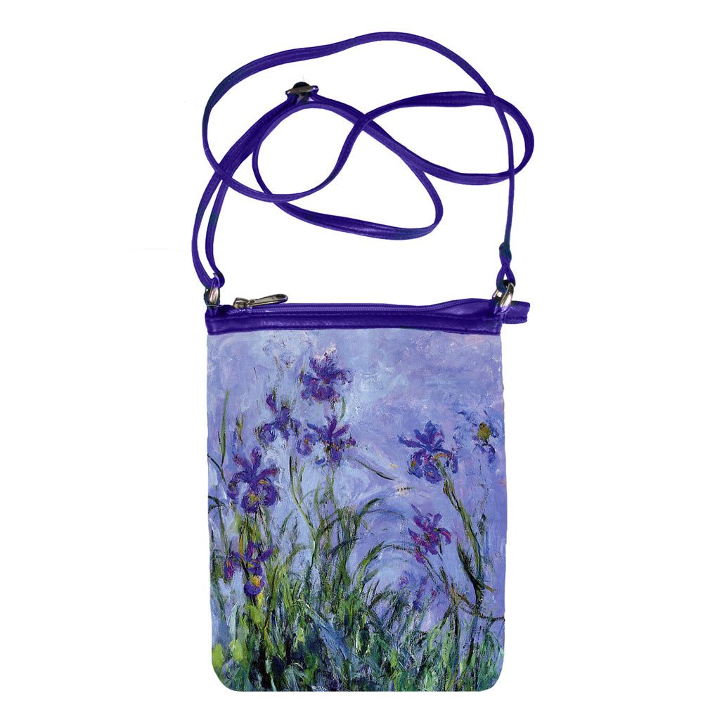 Monet Lilac Irises Hipster Bag