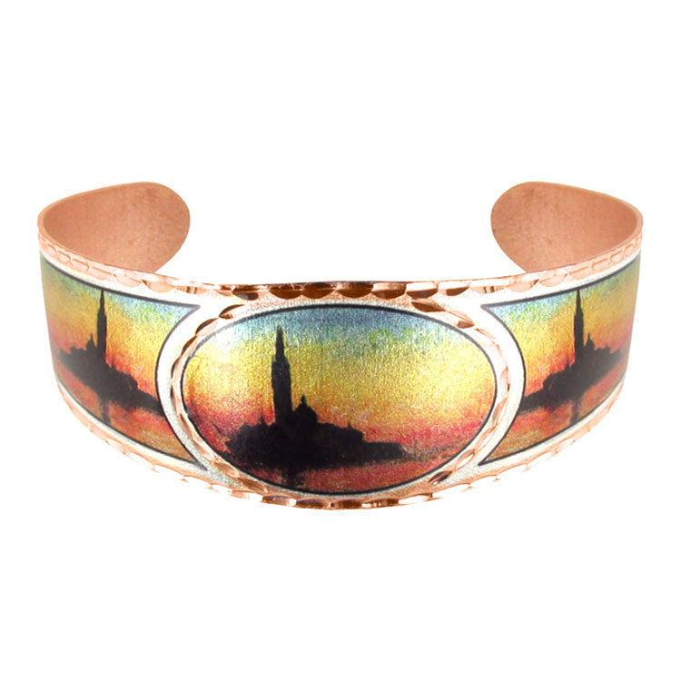 Monet Sunset in Venice Focal Bracelet