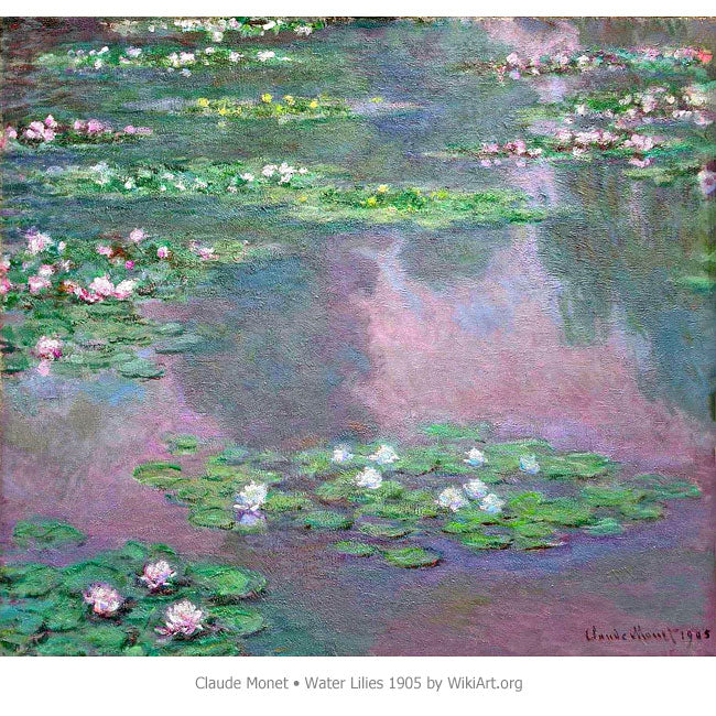 Inspirational Monet Water Lilies Painting from 1905