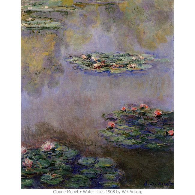 Inspirational Monet Water Lilies Painting from 1908