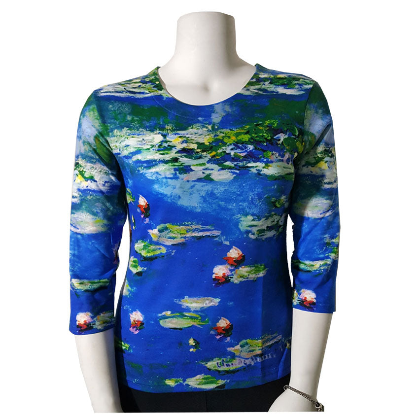 Monet Water Lilies 3 Art Shirt