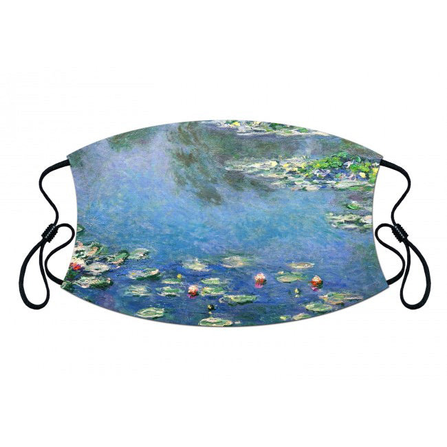 Monet Water Lilies Adjustable Facemask