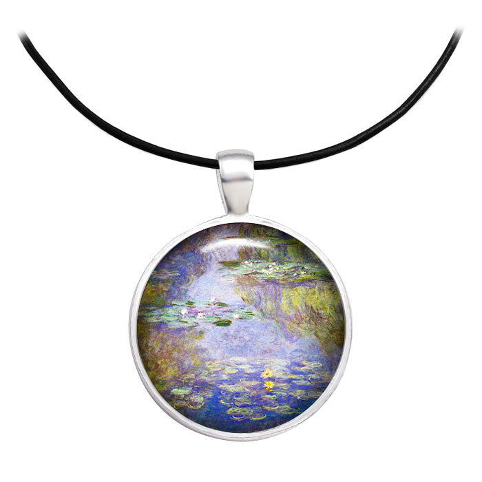 Monet Reflections Art Necklace