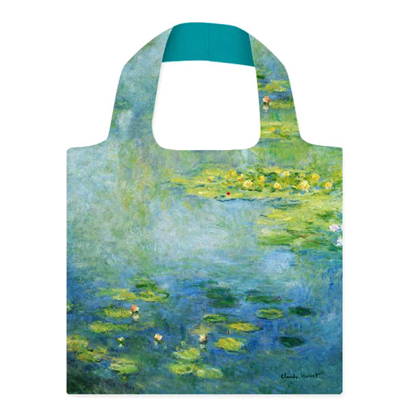 Monet Water Lilies Reusable Shopping Bag